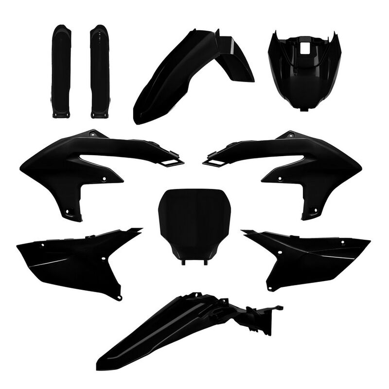 Polisport Yamaha Plastic Kit YZF 250 2024 YZF 450 2023 - 2024, Black