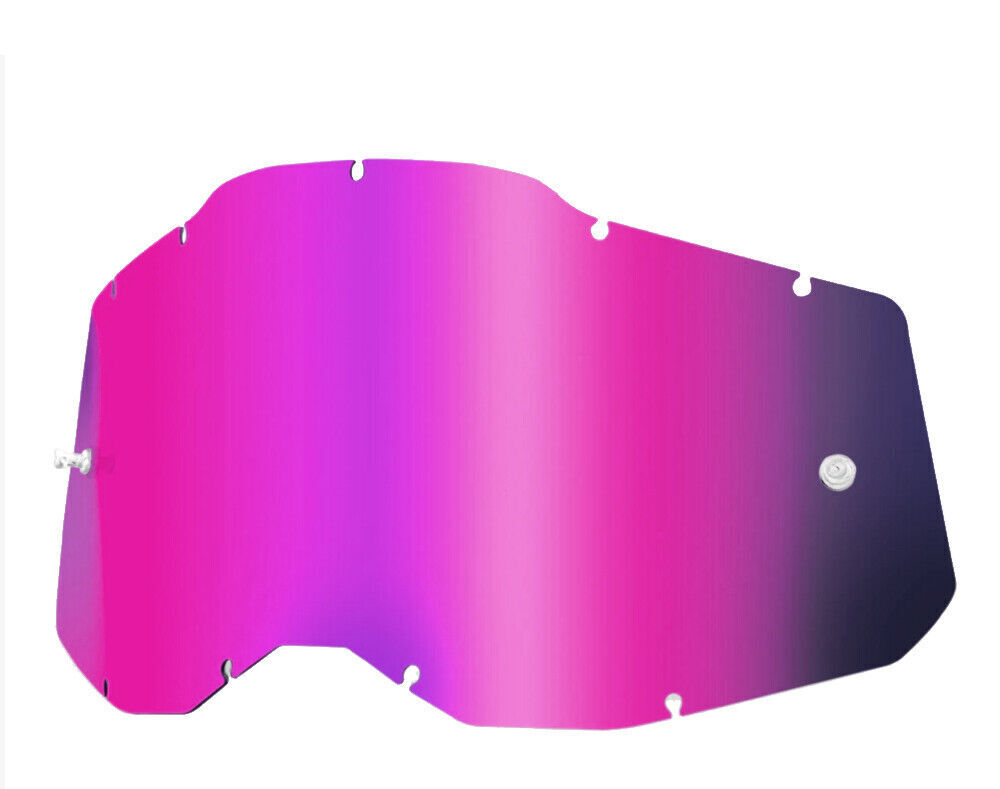 Goggle Shop 100% GEN 2 Mirror Tear off Lens, Pink