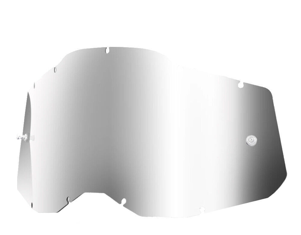 Goggle Shop 100% GEN 2 Mirror Tear off Lens, Silver