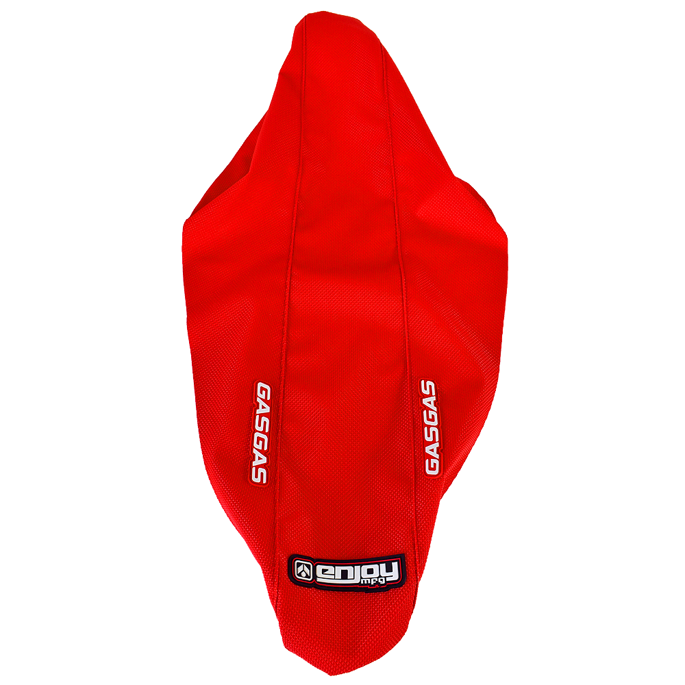 Enjoy Manufacturing Gas Gas seat cover MC 85 2021 - 2022 STD Logo, All Red