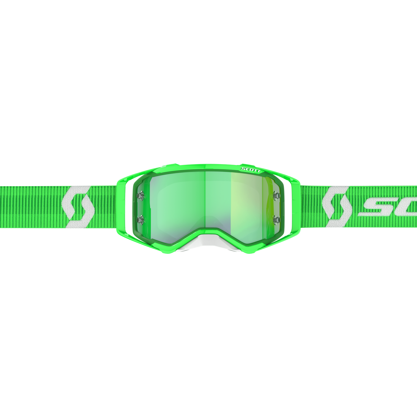 Scott Prospect Goggle, Green / White - Green Chrome Works Lens