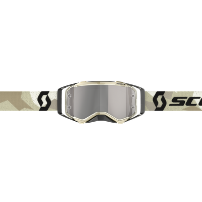 Scott Prospect Goggle, Camo Beige / Black – Silver Chrome Works lens