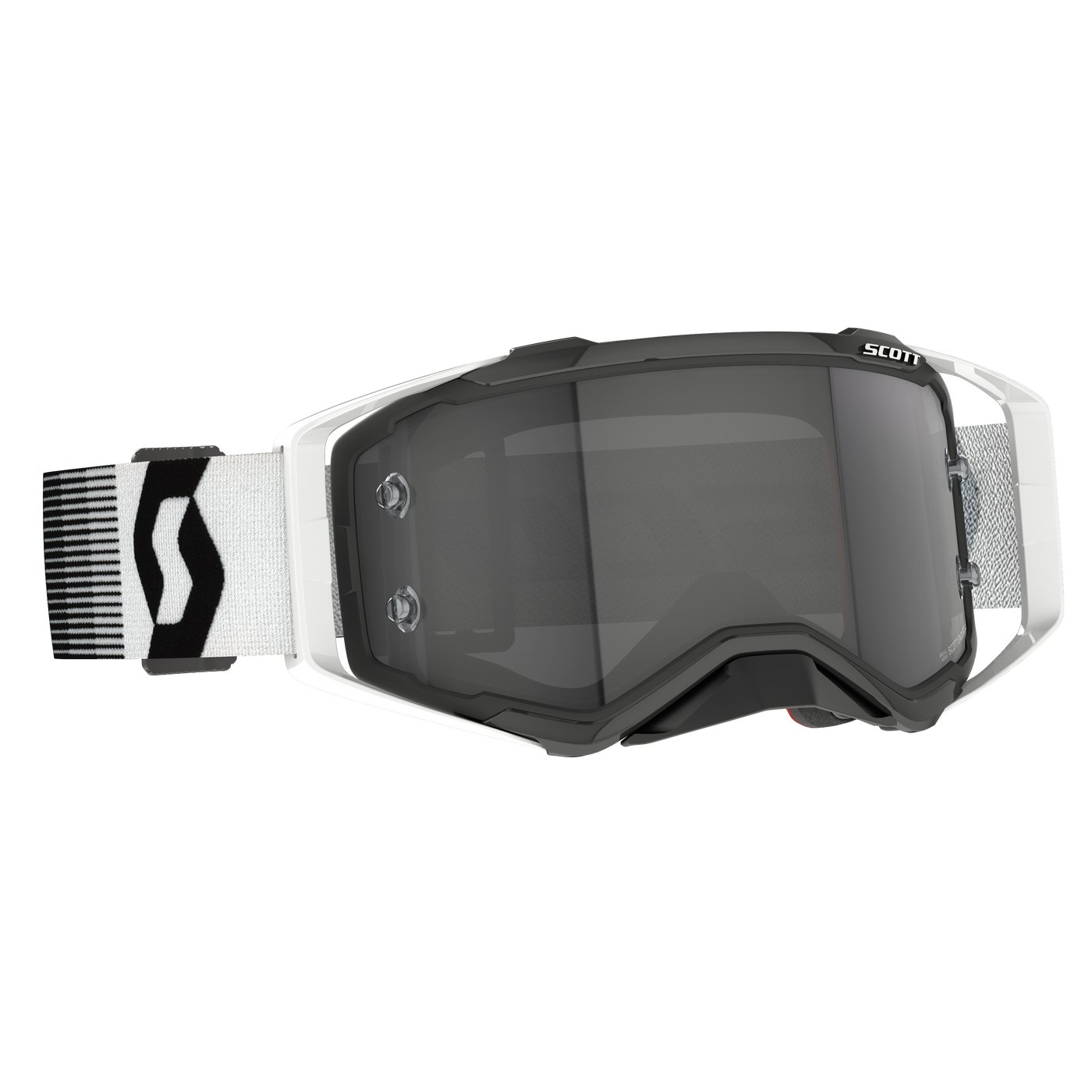 Scott Prospect Sand & Dust Goggle, Premium Black / White - Light Sensitive Works Lens