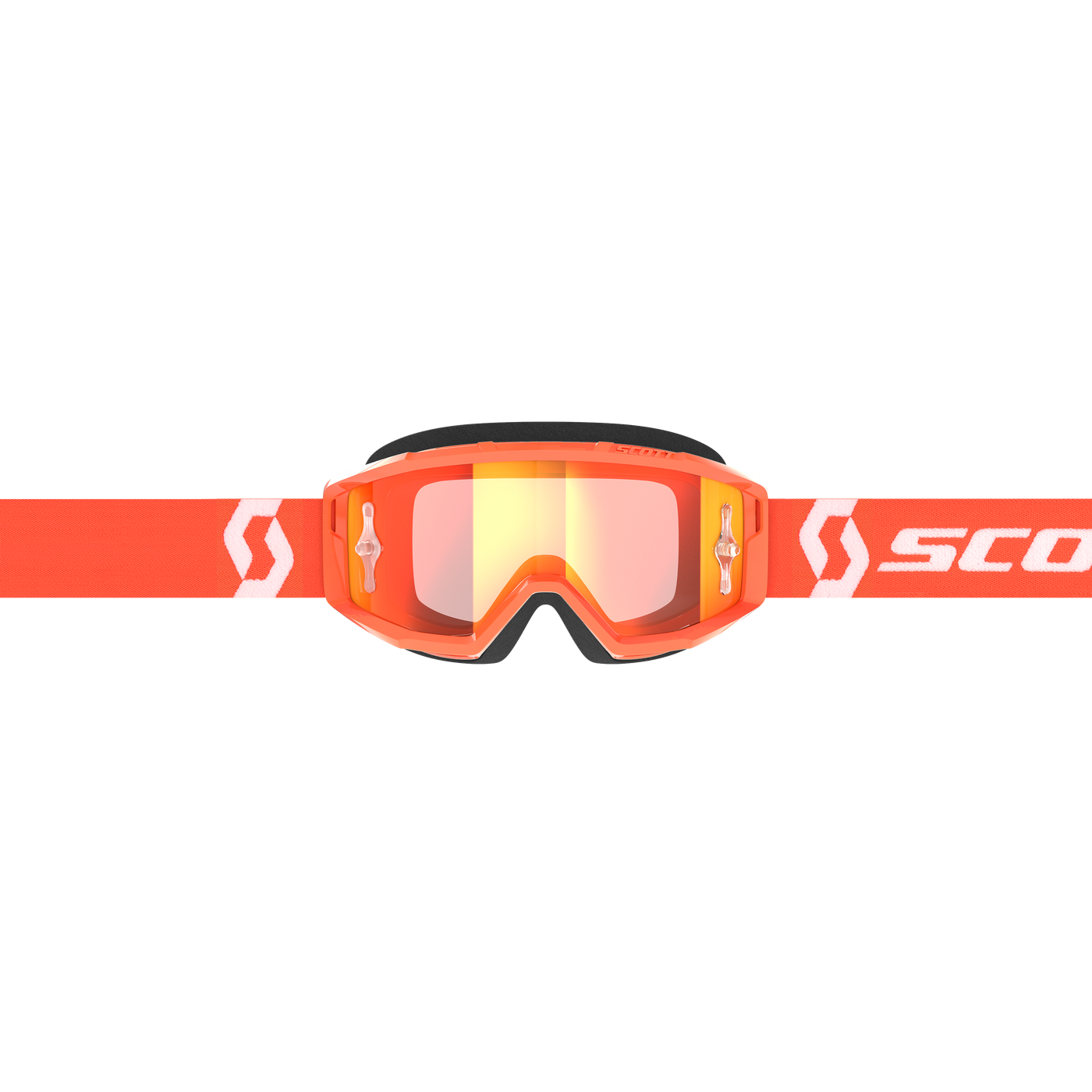 Scott Primal Goggle, Orange / White - Orange Chrome Works Lens