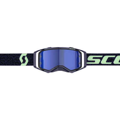 Scott Prospect Amplifier Goggle, Dark Purple / Mint Green - Blue Chrome Works Lens