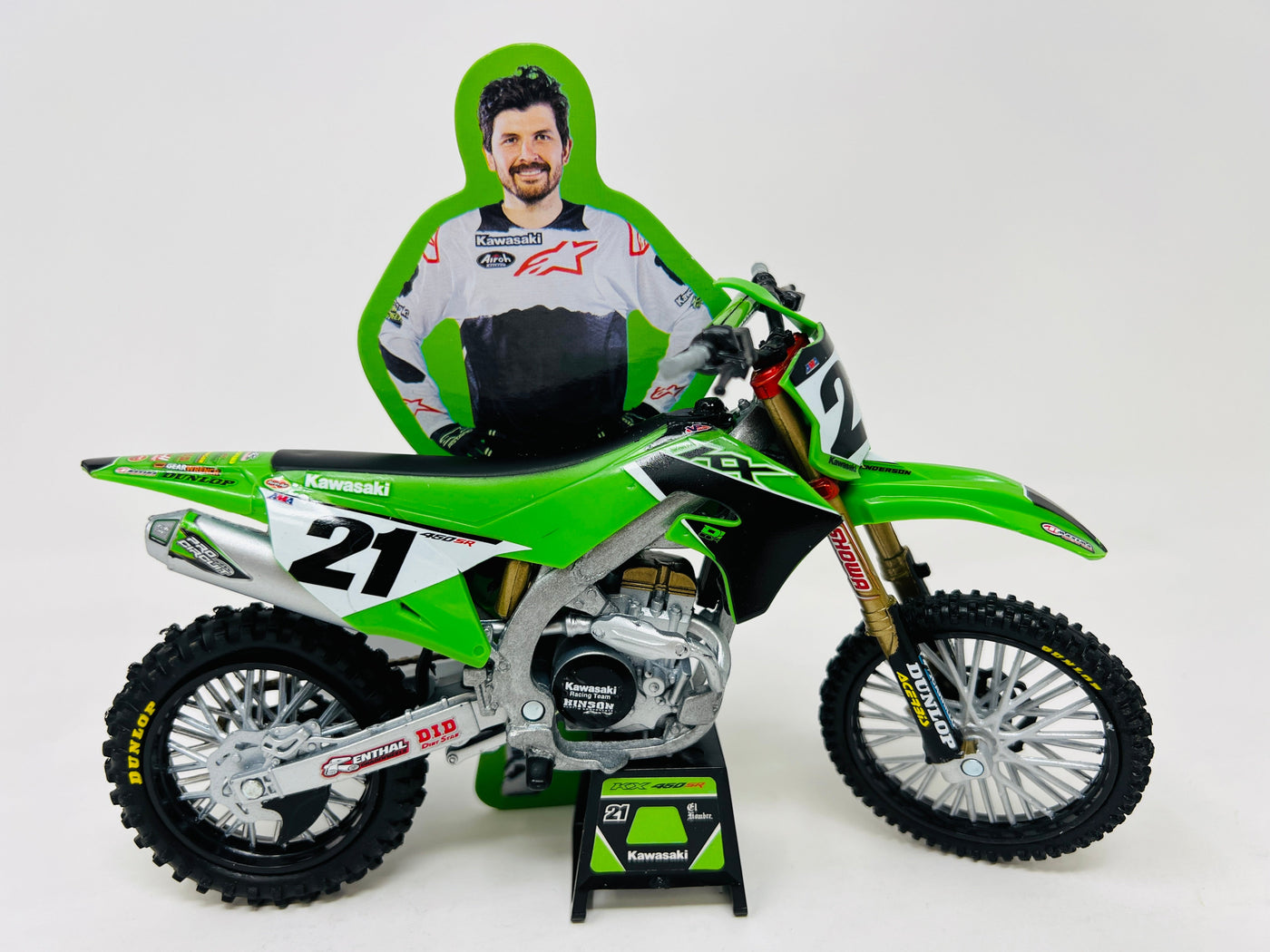 New Ray Toys 1:12 Jason Anderson Factory KX 450 Toy Model