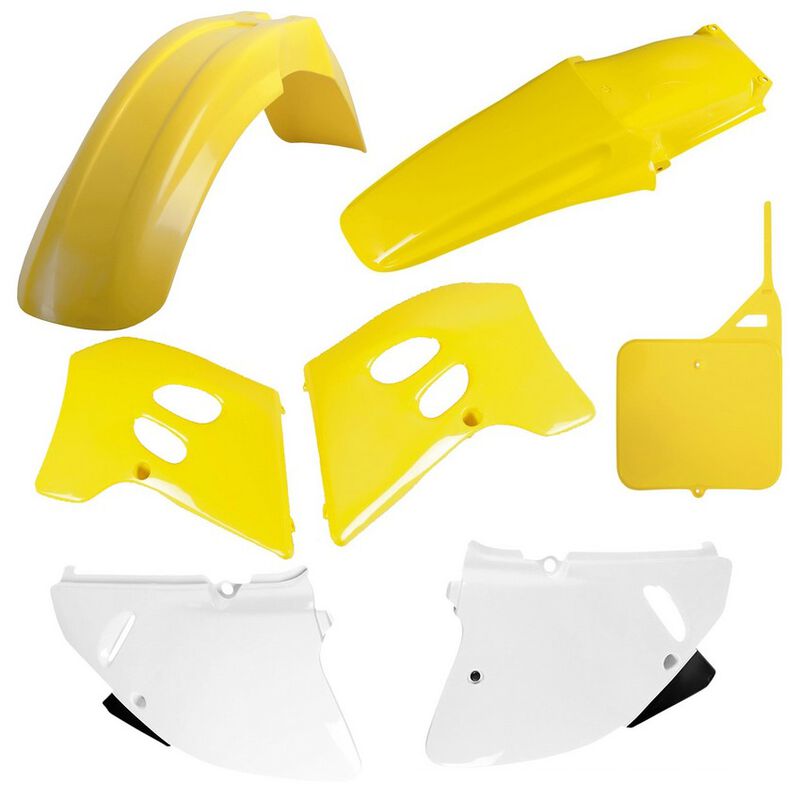 Polisport Suzuki Plastic Kit RM 125 RM 250 1993 - 1995, Yellow