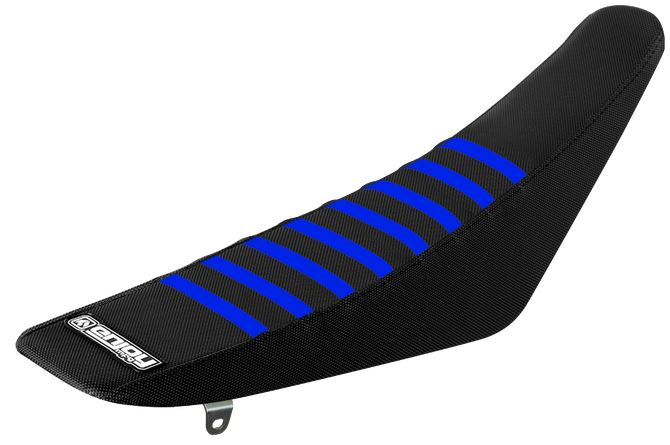 Enjoy Manufacturing Yamaha Seat Cover YZF 450 2023 Ribbed, Black / Blue