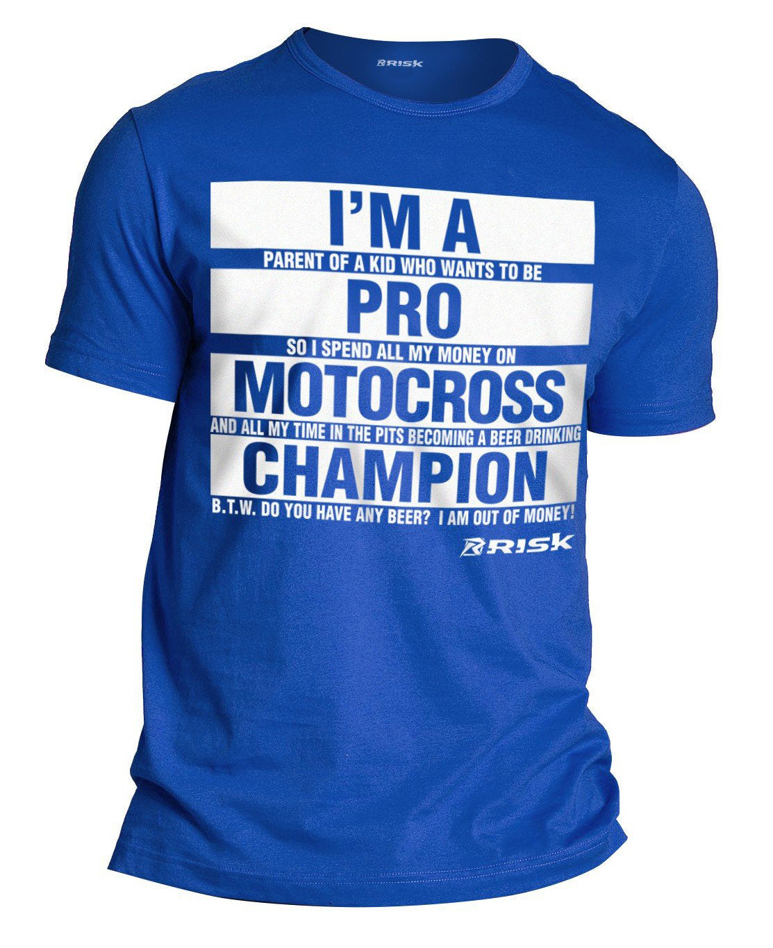 Risk Racing T Shirt - Pro Moto Champ, Small