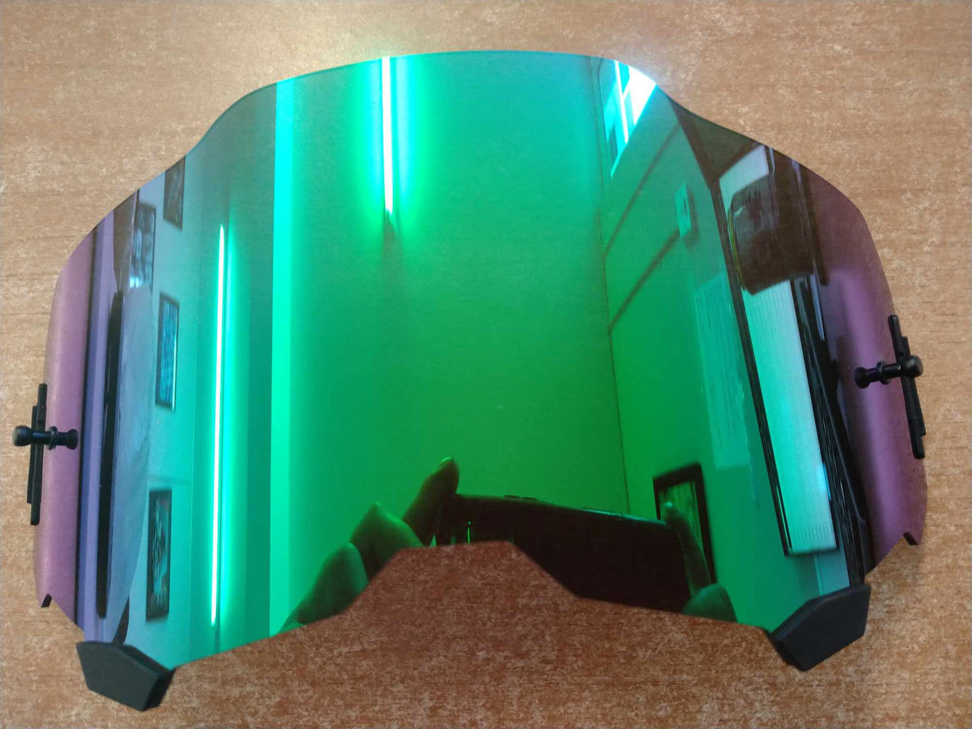 Goggle Shop 100% ARMEGA Mirror Tear off Lens, Green