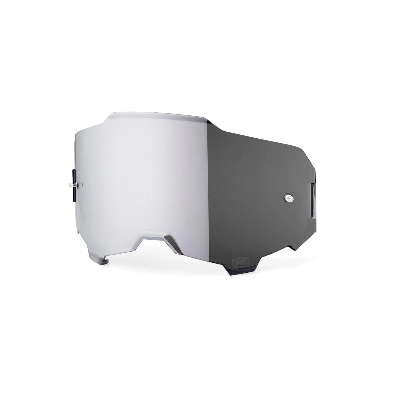 Goggle Shop 100% ARMEGA Mirror Tear off Lens, Silver