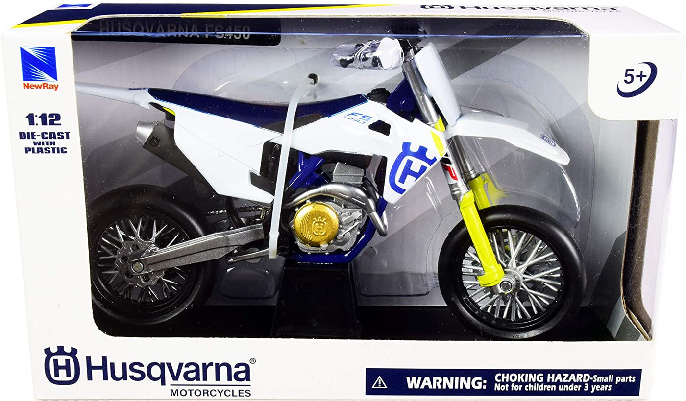 New Ray Toys 1:12 Husqvarna FS 450 Toy Model Supermoto