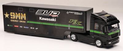 New Ray Toys 1:43 9 mm Bud Racing Kawasaki Team Truck