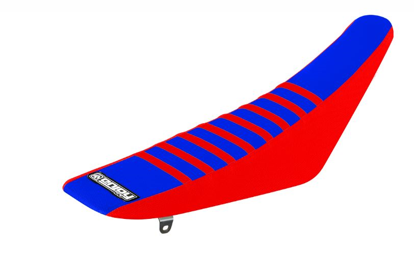 Enjoy Manufacturing  Beta Seat Cover RR 2020 - 2022 Ribbed, Red / Blue / Red