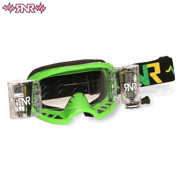 Rip n Roll Colossus WVS Roll Off Goggle, Green