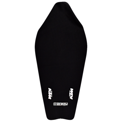 Enjoy Manufacturing KTM Seat Cover SX 85 2018 - 2022 Ribbed Logo, All Black