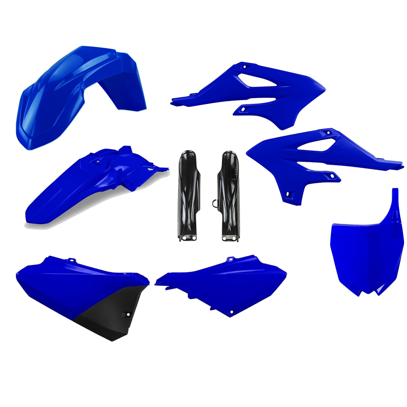 Polisport Yamaha Plastic Kit with Fork Guards YZ 85 2022 - 2025, OEM Blue