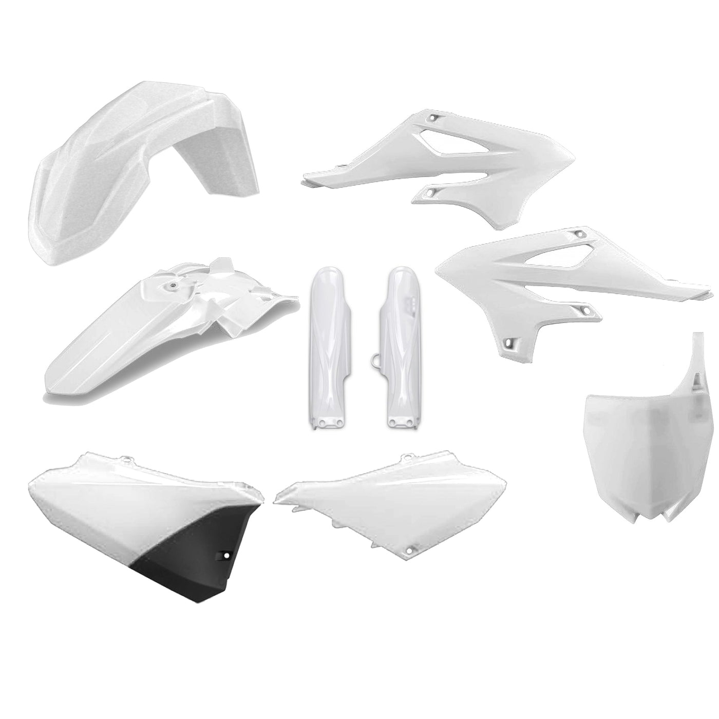 Polisport Yamaha Plastic Kit with Fork Guards YZ 85 2022 - 2025, White