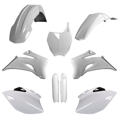 Polisport Yamaha Plastic Kit with Fork Guards YZF 250 YZF 450 2008 - 2009, White