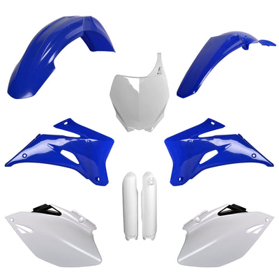 Polisport Yamaha Plastic Kit with Fork Guards YZF 250 YZF 450 2008 - 2009, OEM Blue