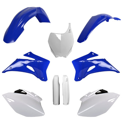 Polisport Yamaha Plastic Kit with Fork Guards YZF 250 YZF 450 2006 - 2007, OEM Blue