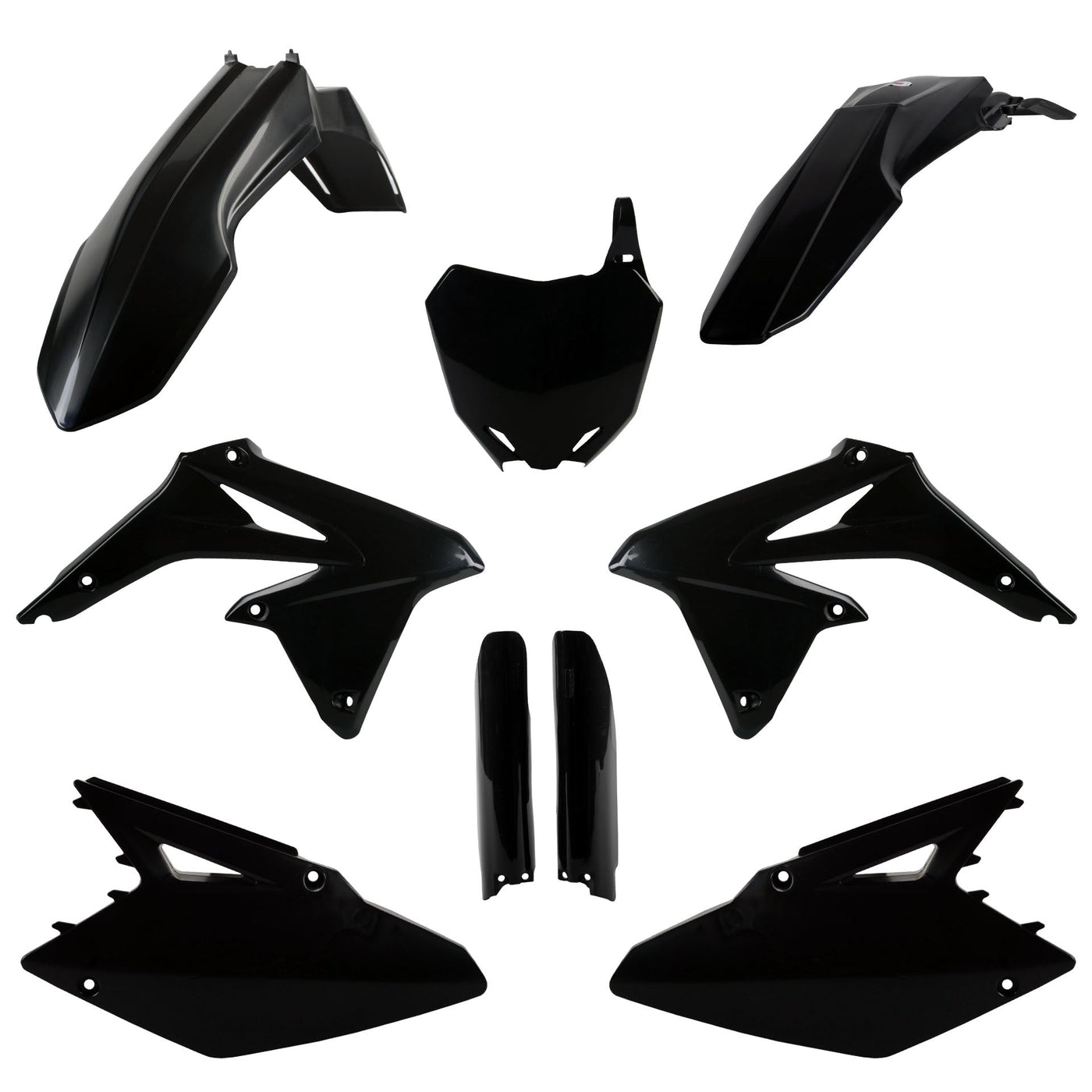 Polisport Suzuki Plastic Kit with Fork Guards RMZ 450 2008 - 2017, Black