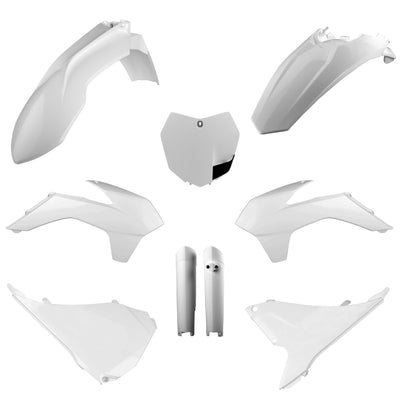 Polisport KTM Plastic Kit with Fork Guards SX SXF 2013 - 2014, White