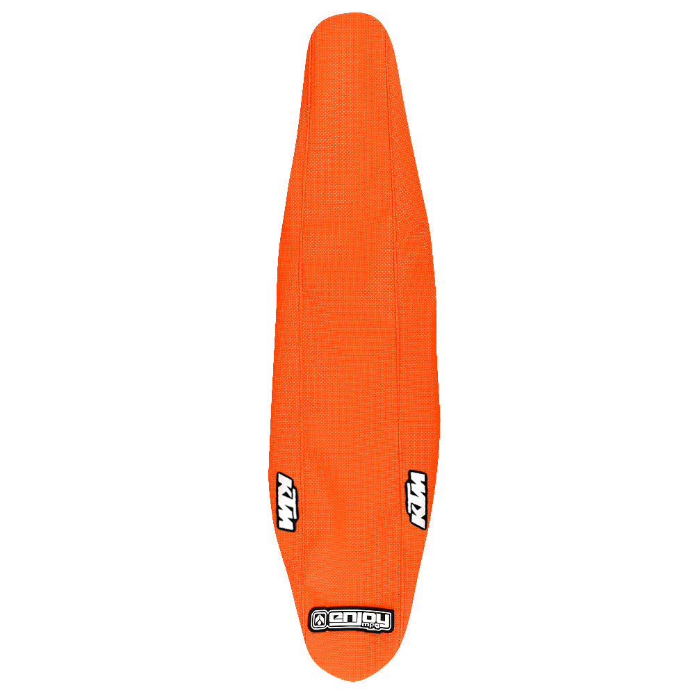 Enjoy Manufacturing KTM Seat Cover SX 65 2024 - 2025 Ribbed Logo, All Orange