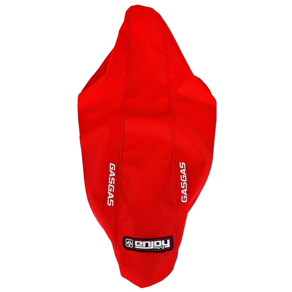 Enjoy Manufacturing Gas Gas seat cover MC 65 2021 - 2022 STD Logo, All Red