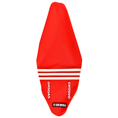 Enjoy Manufacturing Gas Gas seat cover MC 65 2024 - 2025 Ribbed Logo, Red TLD