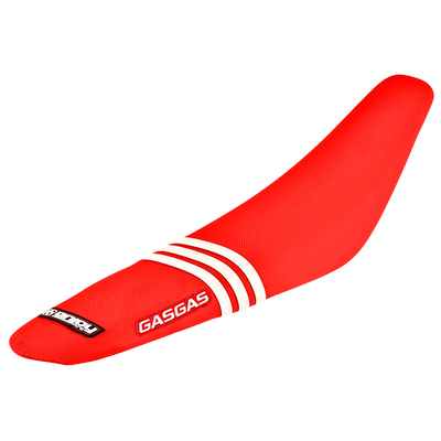 Enjoy Manufacturing Gas Gas seat cover MC MCF EC ECF 2021 – 2023 Ribbed Logo, Red / White TLD