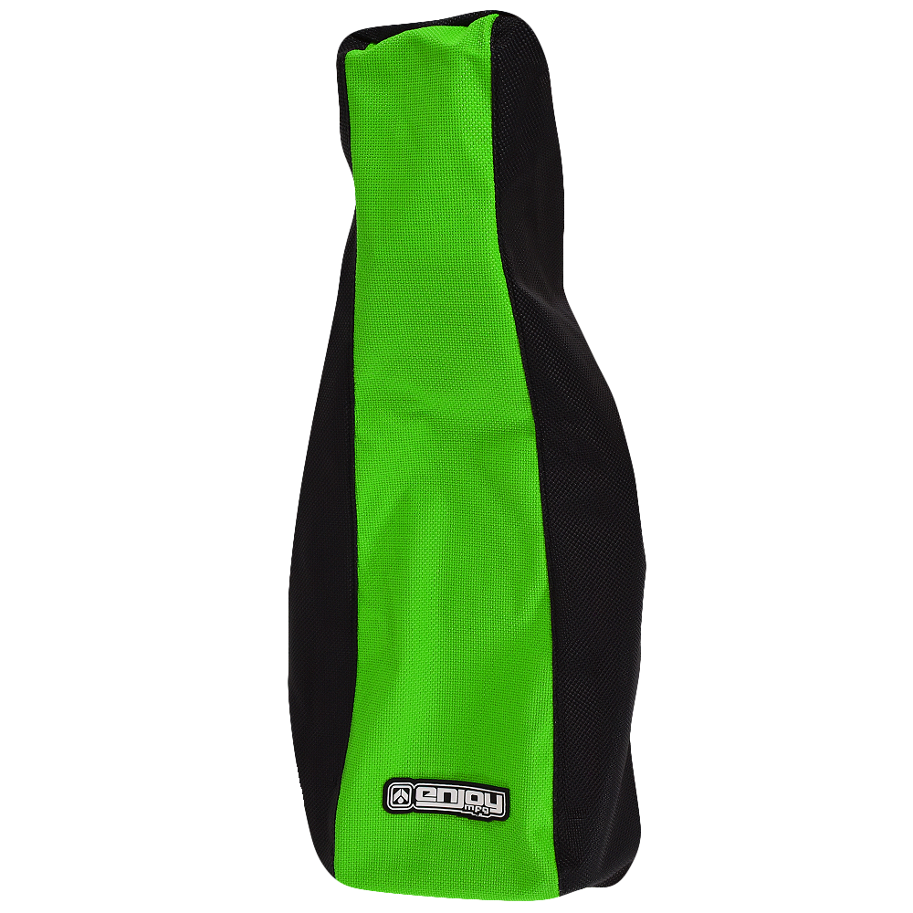 Enjoy Manufacturing Kawasaki Seat Cover KX 80 1998 - 2000 KX 85 100 2001 - 2013 STD, Black / Green