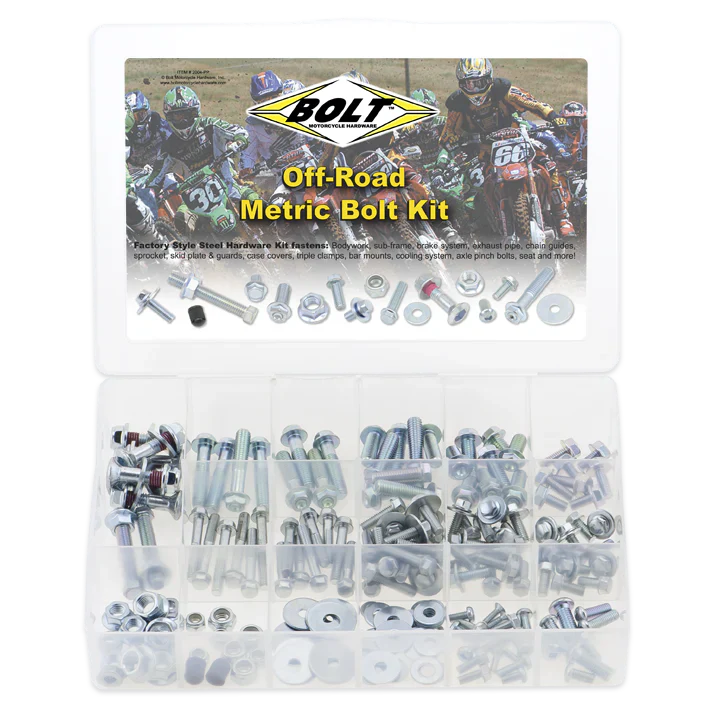 Bolt Motorcycle Hardware Japanese Metric Style Pro Pack Bolt Kit Suzuki / Kawasaki / Honda / Yamaha Universal