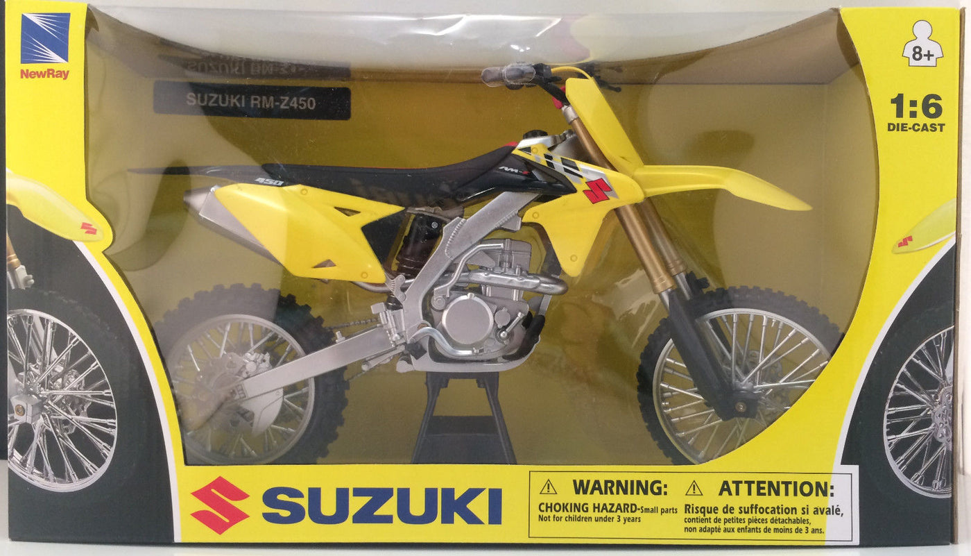 New Ray Toys 1:6 Suzuki RMZ 450 Toy Model