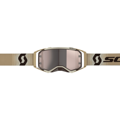 Scott Prospect Goggle, Beige / Brown – Silver Chrome Works lens