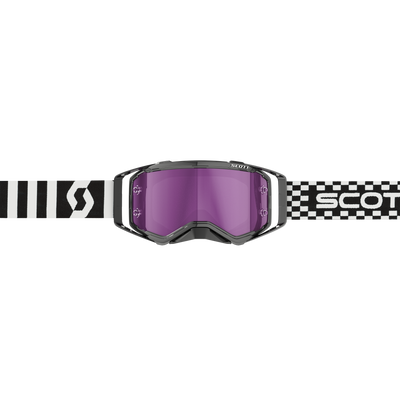 Scott Prospect Goggle, Racing Black / White – Purple Chrome Works Lens