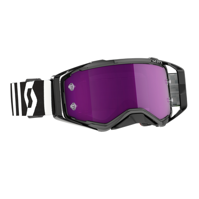 Scott Prospect Goggle, Racing Black / White – Purple Chrome Works Lens