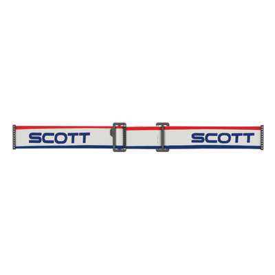 Scott Prospect Goggle, Retro White / Blue – Electric Blue Chrome Works Lens