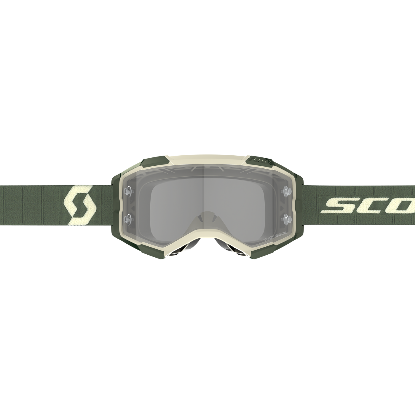 Scott Fury Goggle, Kaki Green - Light Sensitive Works Lens