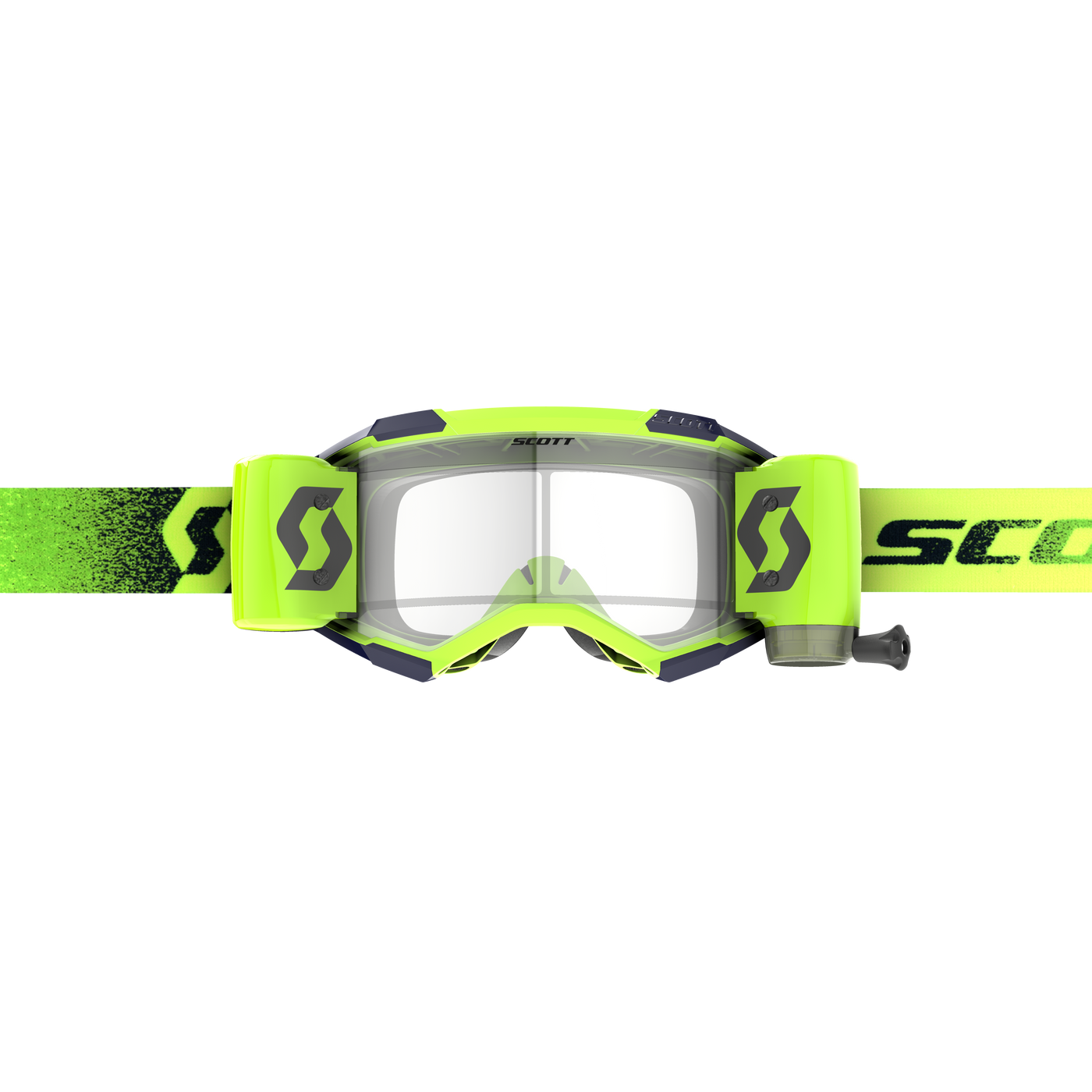 Scott Fury Goggle WFS, Neon Green / Neon Yellow - Clear Works Lens