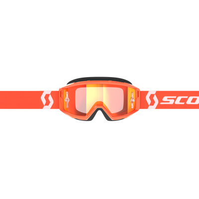 Scott Primal Goggle, Orange / White - Orange Chrome Works Lens