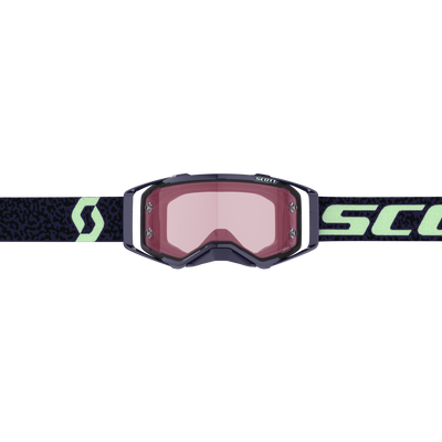 Scott Prospect Amplifier Goggle, Dark Purple / Mint Green - Rose Works Lens