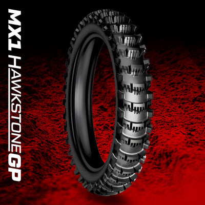 Plews Tyres MX1 HAWKSTONE GP Soft Rear - 120 / 90 – 19