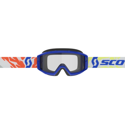 Scott Primal Youth Goggle, Blue – Clear Works Lens