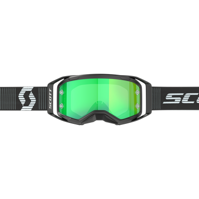 Scott Prospect 2.0 Goggle, Black / White - Green Chrome Works Lens