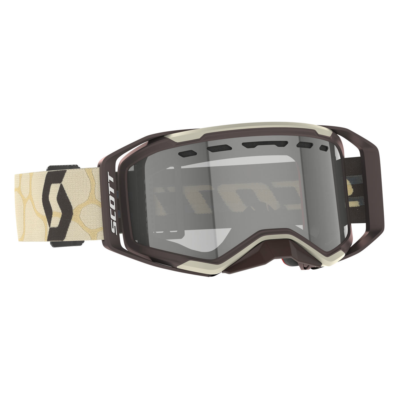 SCOTT Prospect 2.0 Enduro Goggle, Desert Beige / Dirt Brown - Light Sensitive