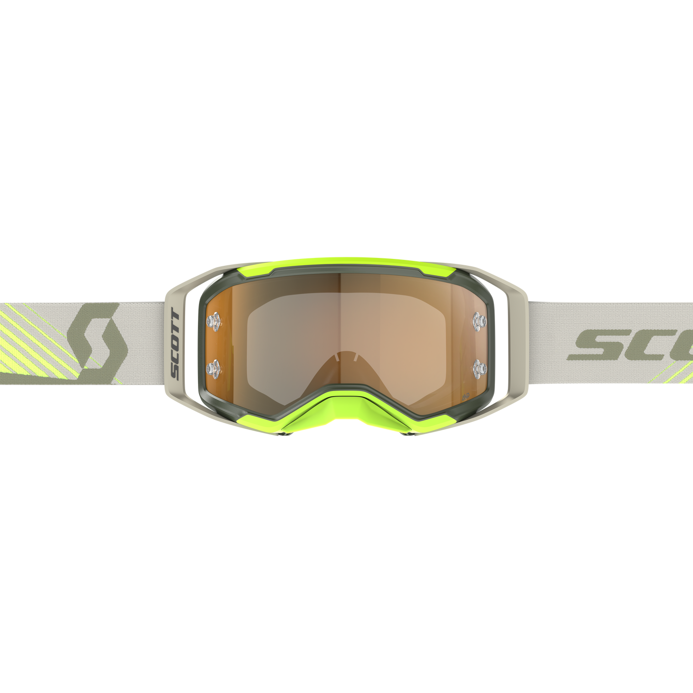 SCOTT Prospect 2.0 Amplifier Goggle, Kaki Green / Neon Yellow - Gold Chrome Works