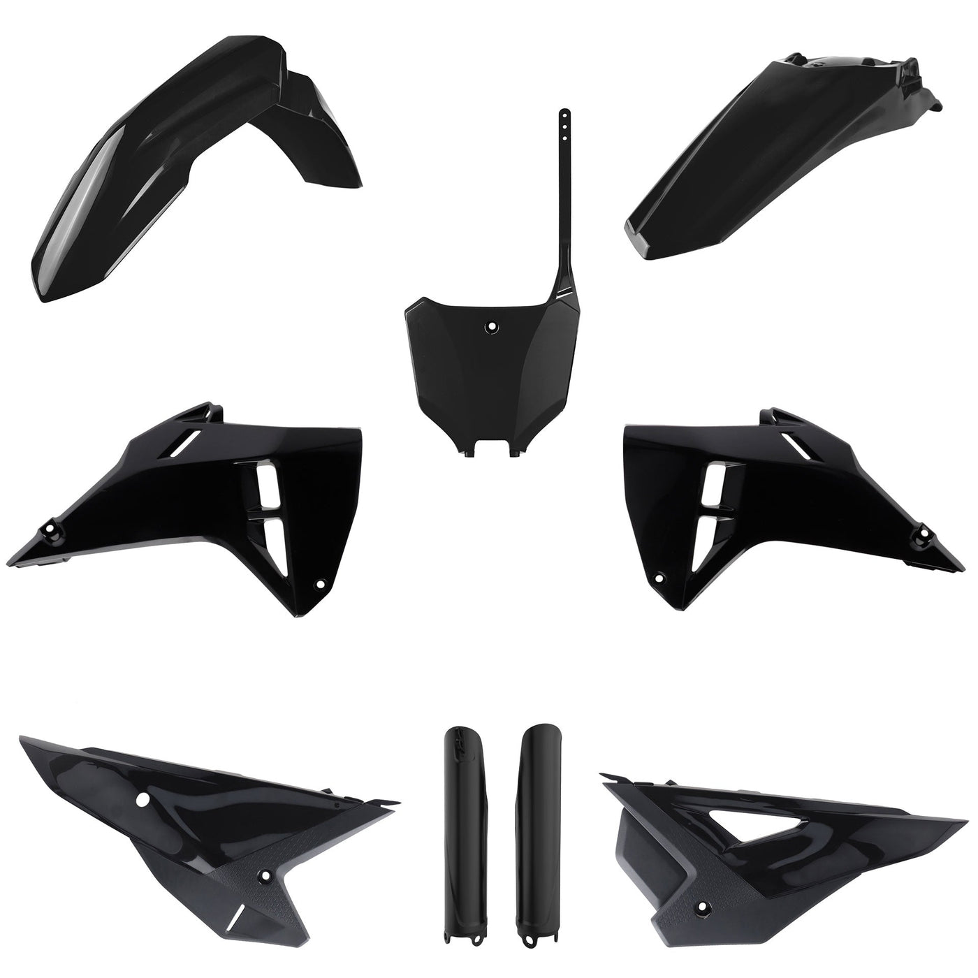 Polisport Honda Plastic Kit CRF 250 R CRF 450 R 2025, Black