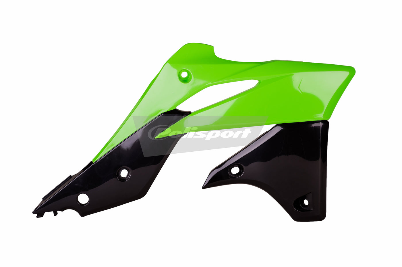 Polisport Kawasaki Plastic Kit with Fork Guards KXF 250 2013 - 2016, OEM Green