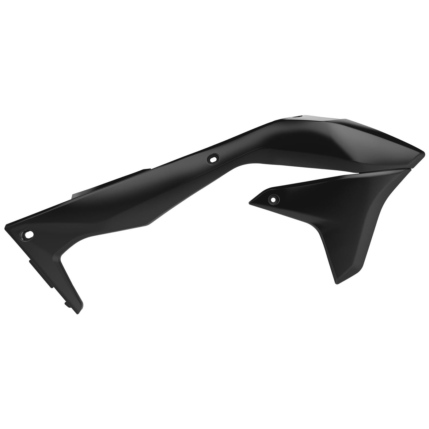 Polisport Kawasaki Radiator Scoops KXF 450 2016 - 2018, Black